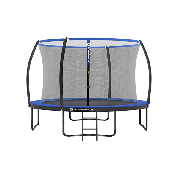 Rootz 366cm studsmatta - Trädgårdstrampolin - Utomhusstudsmatta - Galvaniserad stålram - Skyddsnät - EPE-skum - 366cm x 90cm x 150kg