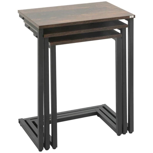 Rootz-sivupöytä - Sisäkkäiset pöydät - 3 sivupöydän sarja - Sohv