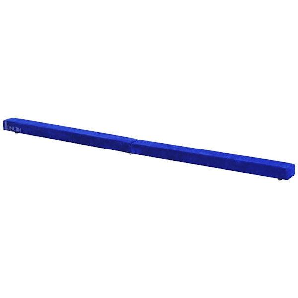 Rootz Balansbalk - Gymnastikbalk - Inomhus - Utomhus - Fällgymnastik - Balansbalk - Upp till 120 Kg - Blå - 210L x 10W x 6,5H cm