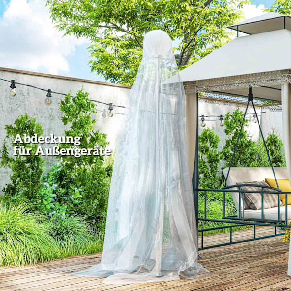 Rootz Greenhouse Cover - Plastic Tarpaulin - Plantedækning - UV -resistent vandtæt - Fremme vækst - 8m x 10m