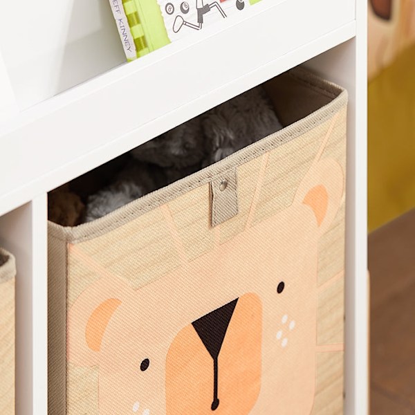 Rootz Children's Bookhelf - Kids Storage Shelf - Bokcase Organizer - Säkerhetsfunktioner - 65 cm x 70 cm x 30 cm