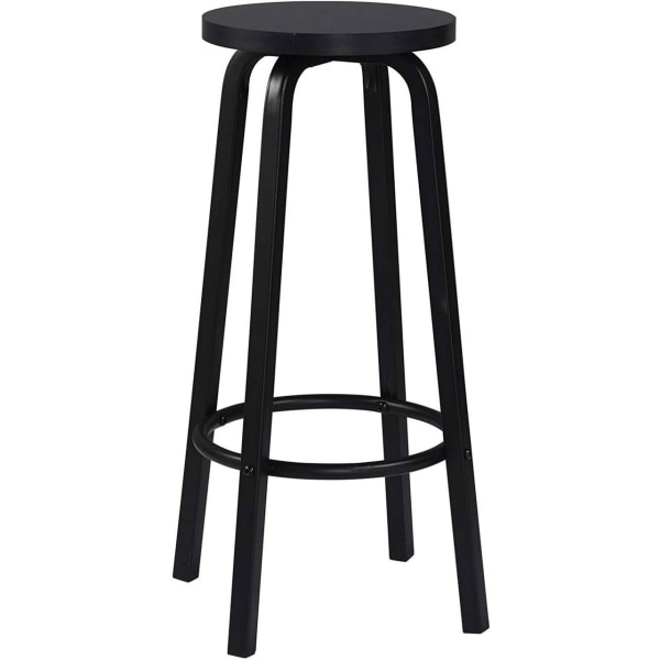 Rootz Modern Bar Pall - Skandinavisk Style Pall - Industrial Design Pall - Bekväma sittplatser - Förbättrad stabilitet - Utrymmesbesparande - 30cm x 7