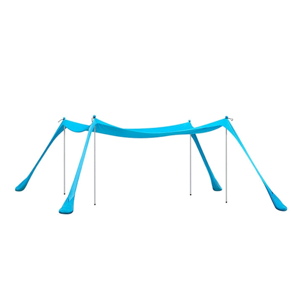 Rootz Beach Shade Sail - Sun Shelter - Sunshade - UPF30+ - 400cm x 400cm x 200cm - Letvægts aluminiumsramme