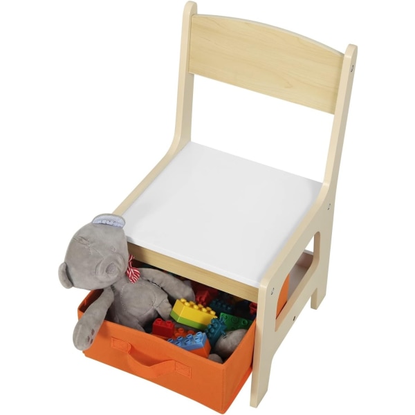 Rootz multifunktionelt børnebordsæt - Aktivitetsbord - Legebord - Dobbeltsidet bordplade - Rigelig opbevaring - Nem montering - Holdbar MDF - 60 cm x