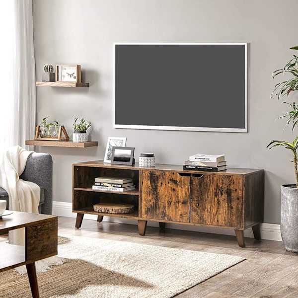 Rootz Big Oaks 2 TV-skab - TV-møbler Industriel - TV-bord Retro - Industriel - Brun - 140 x 40 x 45 cm