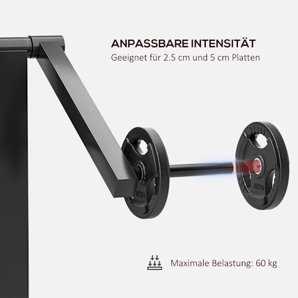 Rootz Curl Bench Machine - Bicep Curl Station - Triceps Extension - Anpassningsbar träning - 25 vinkelinställningar - Viktplattor - Kompakt design - 1