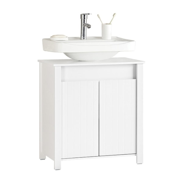 Rootz vask underskab - Badeværelsesskab - Opbevaring under vask - Justerbar hylde - Fugtbestandig - Nem montering - 60 cm x 65,5 cm x 34 cm