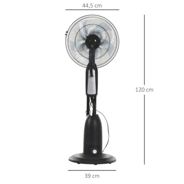 Rootz Stand Fan - Water-cooled Stand Fan - Pedestal Fan - Fan Wi