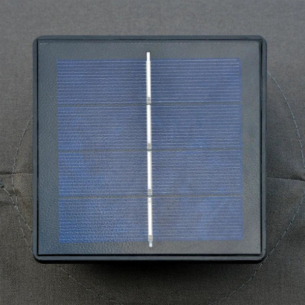 Rootz Dobbeltsidet Parasol - Parasol - Parasol - Med LED Solar Lights - Mørkegrå - 440 x 260 cm