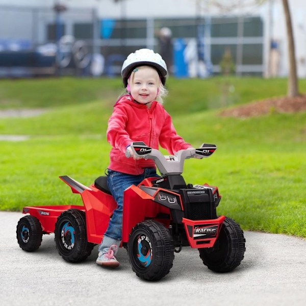 Rootz børnequad - ATV til børn - Elektrisk legetøj til kørestol - Udvikling af motoriske færdigheder - 106 cm x 41,5 cm x 48,5 cm