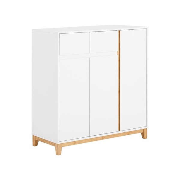 Rootz Modern Shoe Cabinet - Storage Unit - Space Saver - Compact & Justerbar - 80 cm x 85 cm x 34 cm