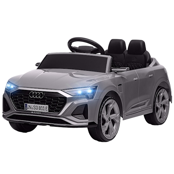 ROOTZ 12V Audi Q8 ETRON ELEKTRISK BØRNE BIL - Fjernstyret - Ride -On Vehicle - Forlygter og musik - 98 cm x 49,5 cm x 43 cm