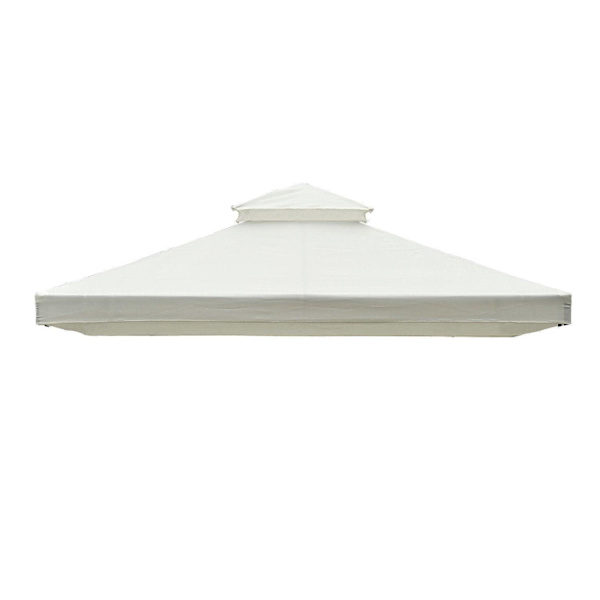 Rootzin vaihtokatto metallipuutarhahuvimajaan - Kermanvärinen - Polyesteri - 118,11 cm x 157,48 cm x cm