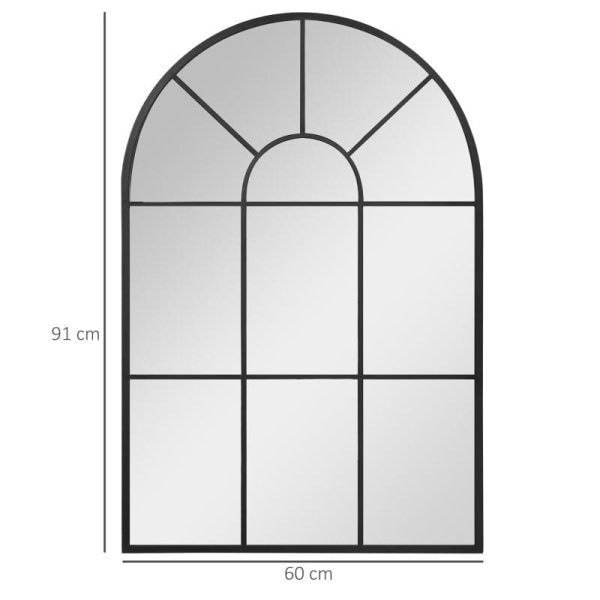 Rootz vinduesspejl - Vægspejl - Med metalramme - Stue - Sovevære