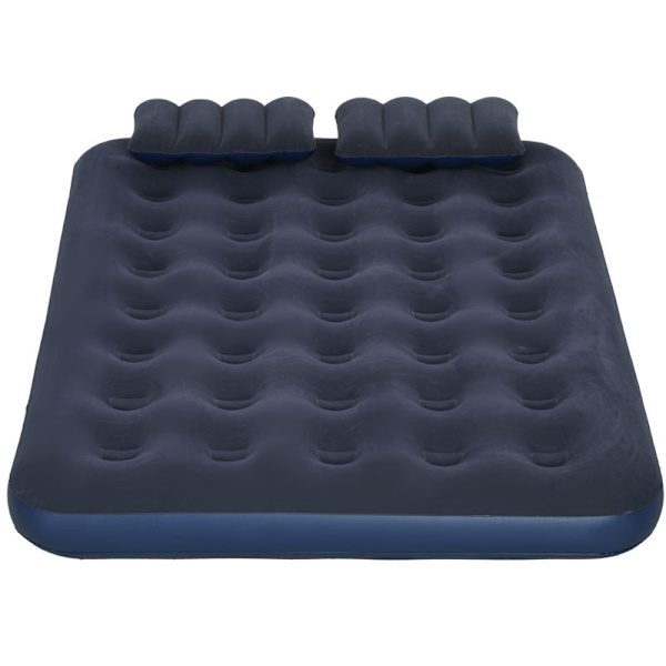Rootz luftmadrass för 2 personer - Uppblåsbar säng - Campingmadrass - Optimalt kroppsstöd - Snabb uppblåsning - Slitstark halkfri yta - 203cm x 152cm