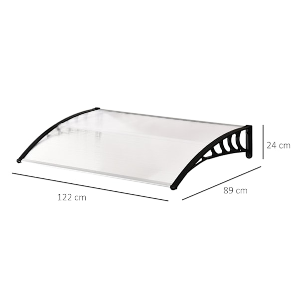 Rootz Canopy Protective Roof - UV -resistente - Vandbestandigt - Beskytter mod sol & vejr - 89x122x24cm hvid