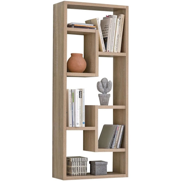 Rootz seinähylly Sonoma 36x90x13,5 cm puudesign riippuhylly moderni - Vapaasti kelluva seinähylly - Puinen hylly seinään - kirjahylly kapea - Koristeh
