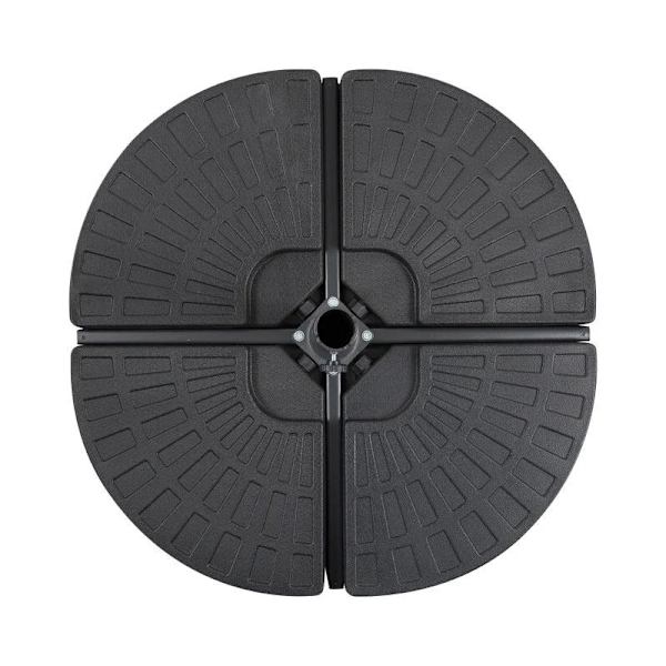 Rootz Paraply Stand - Paraply Base - Paraply Weight Base - Transportabel Paraply Base - 48 cm x 48 cm x 8 cm