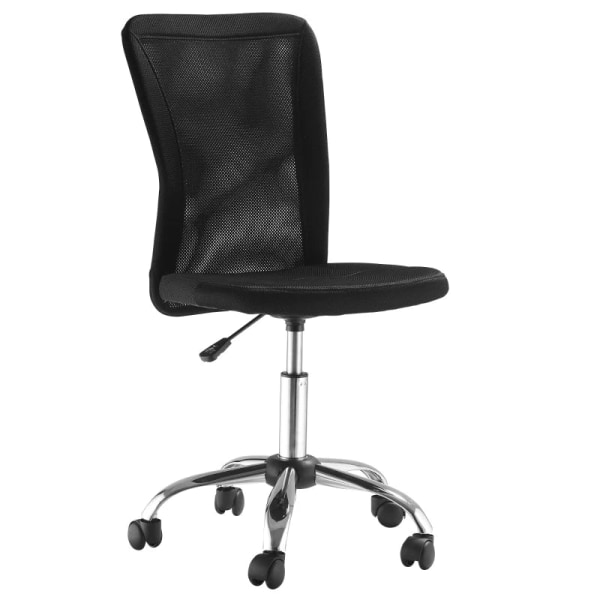 Rootz Kontorstol - Skrivebordsstol - Ergonomisk kontorstol - Højdejusterbar - Mesh - Sort - 43 cm x 58 cm x 100 cm