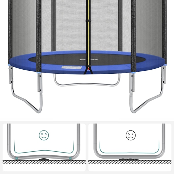 Rootz utomhusstudsmatta 183 cm - Trädgårdstrampolin - Barnstudsmatta - Förbättrade säkerhetsfunktioner - Material med hög hållbarhet - 183 cm diameter