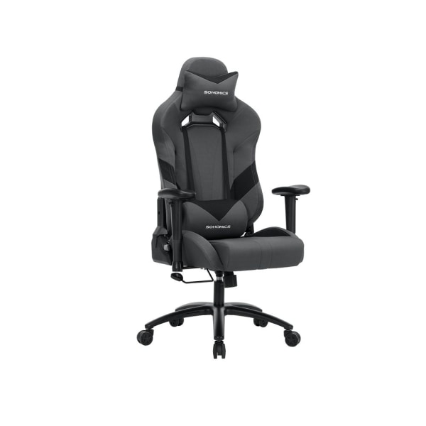 Rootz Gaming stol - Gaming stol med lændepude - Komfortabel gaming stol - PC gaming stol - Stilfulde gaming møbler - Pro Gaming stol - Polyester stof