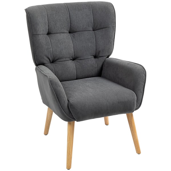 Rootzin verhoiltu nojatuoli - olohuoneen tuoli - lukemistuoli - Velvet Comfort - 66W x 75d x 100h cm - tukee jopa 120 kg