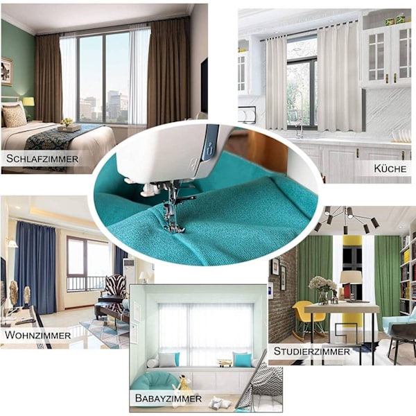 Rootz Premium -pimennysverhot - Valoa estävät verhot - Privacy-verhot - 100 % polyesteriä - lämpöeristetty - Energiatehokas - Melua vaimentava - 135cm