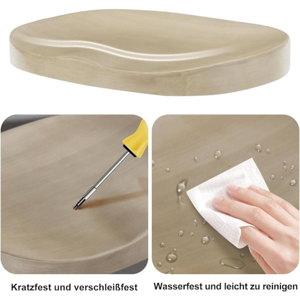 Rootz barpall i trä - Vridbar pall - Ergonomisk pall - Justerbar i höjdled - Sits i massivt trä - 41,5 cm x (60-81 cm) x 31,5 cm