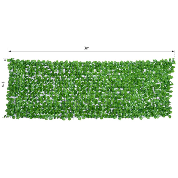 Rootz kunstig hæk - Grøn - Stof, Pe - 118,11 cm x 39,37 cm x cm