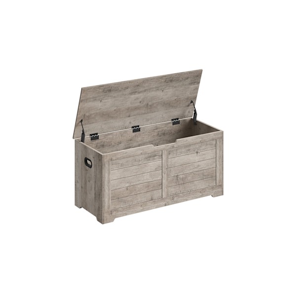 Rootz-kenkäpenkki pehmustetulla istuimella - Sisäänkäynnin järjestäjä - Lastulevymateriaali - 40cm x 100cm x 46cm - Greige kirjava viimeistely