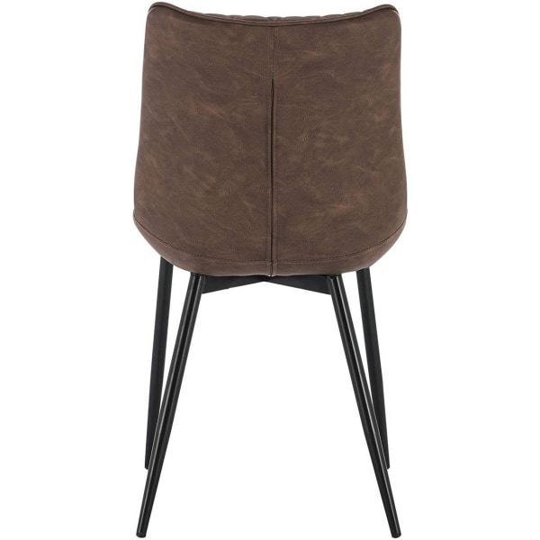 Rootz Set med 4 matstolar - Moderna stolar - Snygga sittplatser - Slitstarkt konstläder - Ergonomisk design - Enkel montering - 85,5 cm x 46 x 40,5 cm