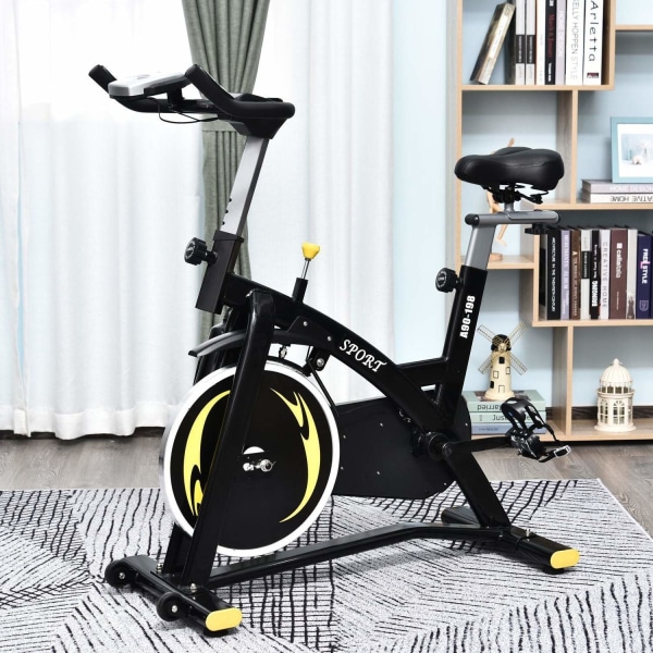 Rootz Spinning Bike Exercise - musta - teräs, vatsa - 47,24 cm x