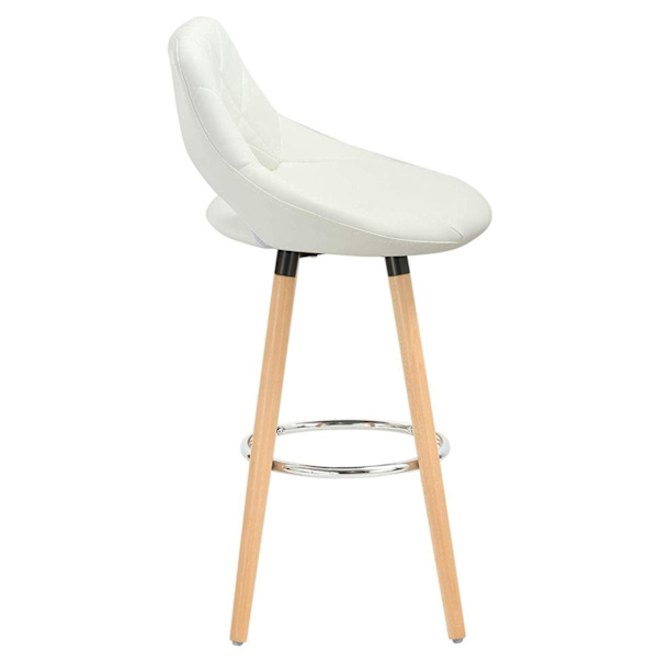 Rootz sæt med 2 barstole - Bordskamler - Høje stole - Ergonomisk støtte - Nem montering - Holdbart design - 43cm x 40cm x 96cm
