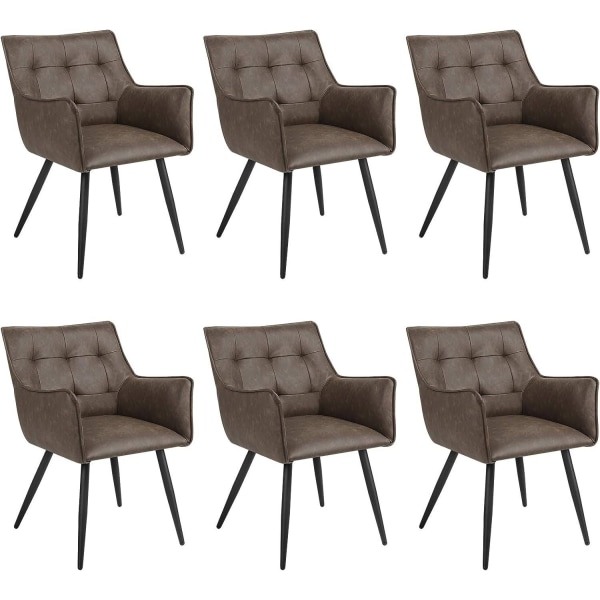 Rootz spisestuestole Sæt med 6 - Elegante stole - Komfortable si