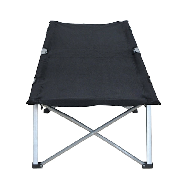 Rootz Camp Bed - Sort, Sølv - Metal, - 75,98 cm x 25,19 cm x 15,74 cm