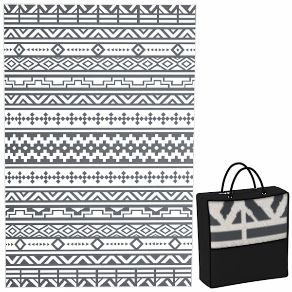 Rootz utomhusmatta - väderbeständig matta - Boho -stil matta - lätt att rengöra - 182 cm x 274 cm - idealisk för camping och balkonger