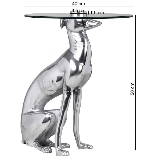 Rootz Dog Sidebord - Sideborde - Dekoration - Design - Billede - Aluminium - Sølv