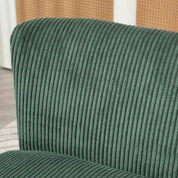 Rootz 2 -sædet polstret sofa - lille sofa - Elegant Loveseat - fløjlsagtig komfort - 117x56.5x77 cm - Ideel til moderne boligarealer