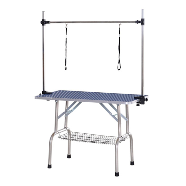 Rootz Dyreplejebord - Sort - Gummi, Mdf, Metal - 42,12 cm x 23,62 cm x 66,93 cm