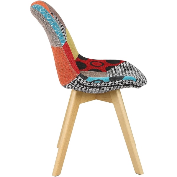 Rootz Flerfärgad matstol i linne - Ergonomisk stol - Bekväma sit