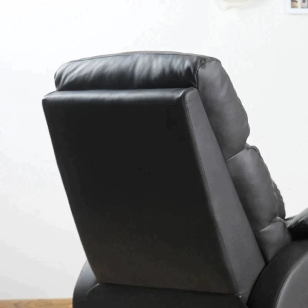 Rootz Lænestol - Hvilestol - Tv-stol - Sofastol - Hjørneskrivebord med CPU-stativ - Justerbar - Ergonomisk - Kunstlæder - Stål - Brun - 75 x 92 x 99 c