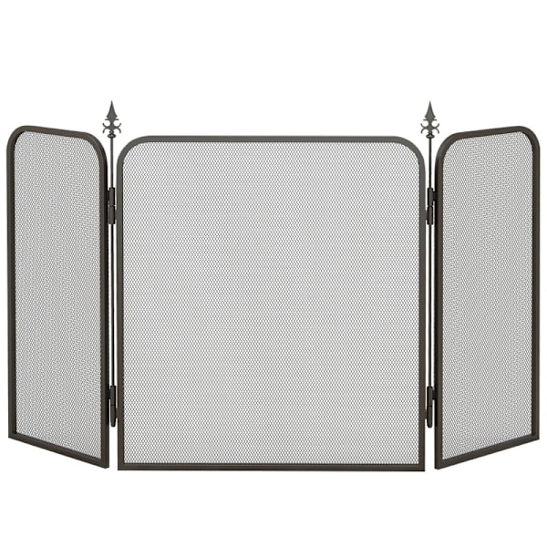 Rootz Fireplace Spark Guard - Brandskärm - Härdskydd - Garanterar säkerhet - 96W x 1,3D x 56H cm
