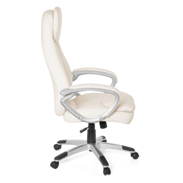 Rootz Højt Ryglæn Kontorstol - Executive Chair - Skrivebordsstol - Lændestøtte - Blød polstring - 100 % polyurethan - 67cm x 58cm x 128cm