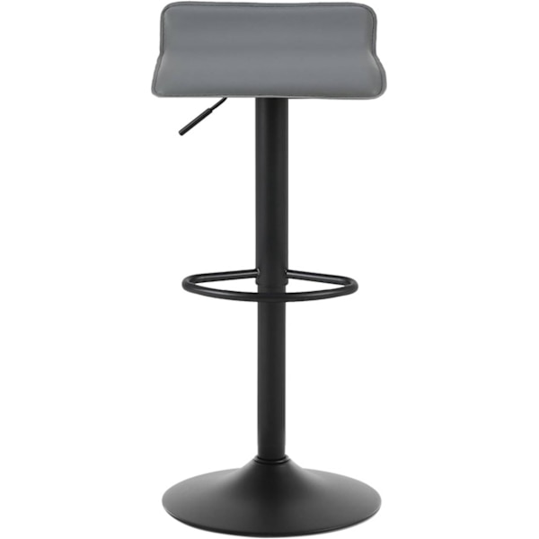 Rootz Barpall - Kökspall - Bänkpall - Ergonomisk sittplats - Stomme i konstläder/metall - Justerbar höjd - 38,5 cm x 39 cm
