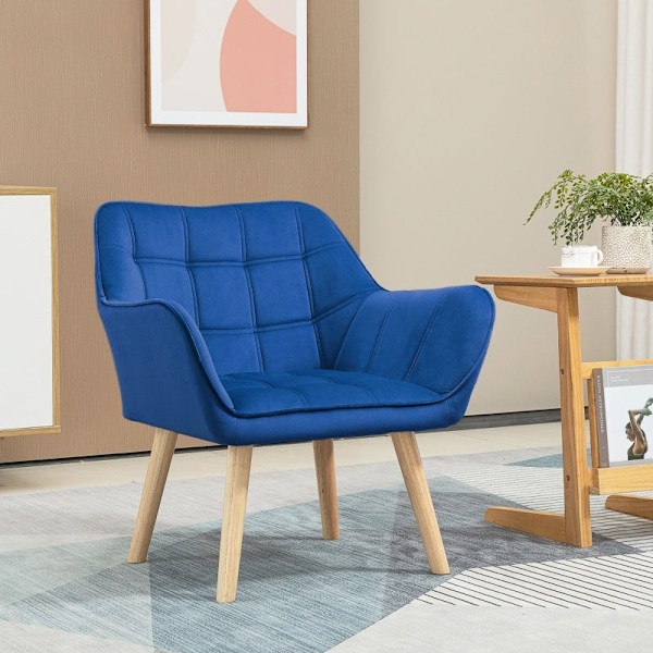 Rootz Scandinavian Style Lounge Chair - Læsestol - Lænestol - Stærk & Kompakt - 67cm x 61,5cm x 71cm