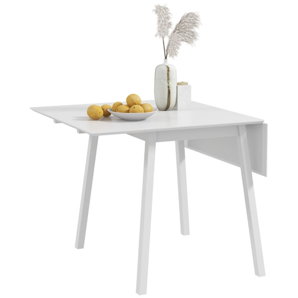 Rootz hopfällbart matbord - Mångsidigt bord - Stilrent bord - Utrymmesbesparande design - Slitstark furu - Multifunktionell användning - 86D x 110W x