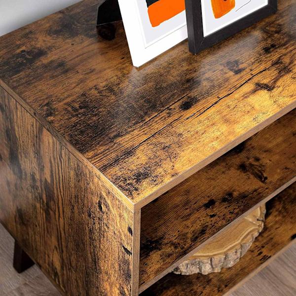 Rootz Big Oaks 2 TV-skab - TV-møbler Industriel - TV-bord Retro - Industriel - Brun - 140 x 40 x 45 cm