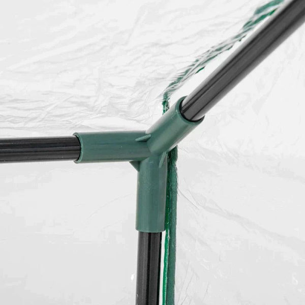 Rootz Greenhouse - Folieväxthus med fönster - PVC-växthus - Tomathus - Kallram - Transparent - 120 x 60 x 60 cm