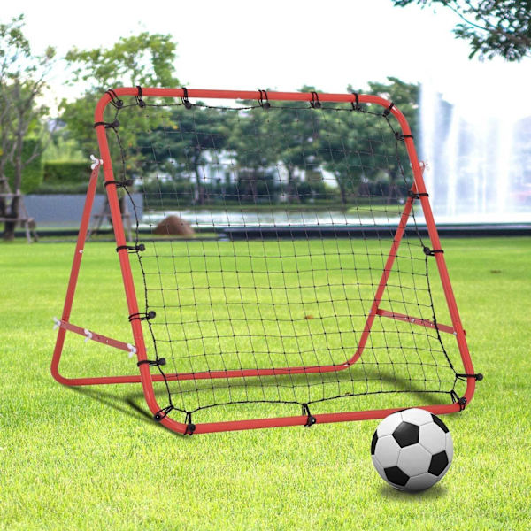 Rootz Football Rebounder - Rød, Sort - Stof, Metal - 37,79 cm x 31,49 cm x 37,79 cm