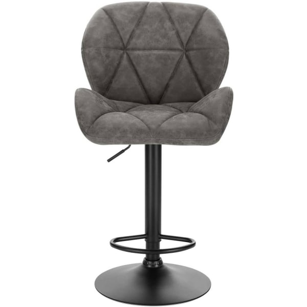 Rootz Barstolsset - Bänkpallar - Snurrstolar - Ergonomisk design, hållbar konstruktion, golvskydd - konstläder - 94cm-116cm x 50cm x 40cm